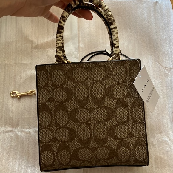 COACH Mini Pepper Crossbody In Signature Canvas C7227 - Picture 8 of 11